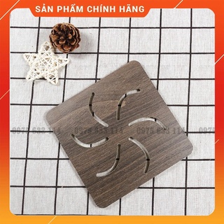 Lót nồi FREESHIP Miếng lót cốc, nồi bằng gỗ cách nhiệt nhiều hình cute, tiện dụng