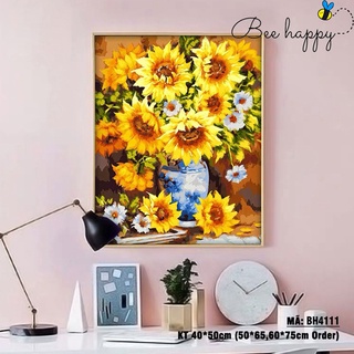 Tranh tự tô màu số hóa Sondausohoavn Hoa hướng dương rực rỡ BH4111