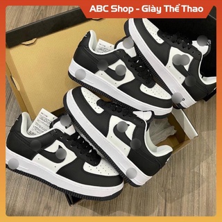 [FreeShip - Hàng Xịn] Giày AF1 thấp cổ panda đen trắng full box bill, Giầy Air Force low hot trend trắng phối đen