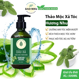[Nấu Thủ Công] Dầu Xả Thảo Dược Cho Tóc Mềm Mượt - Hương Nhu &amp; Nha Đam