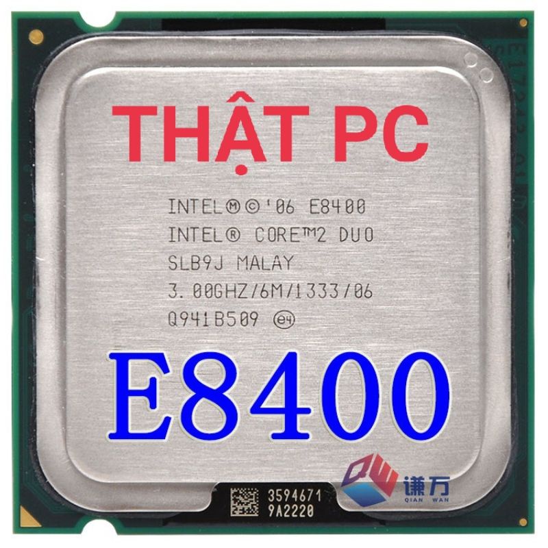 CPU chip core 2 E8400 bảo hành 1 tháng