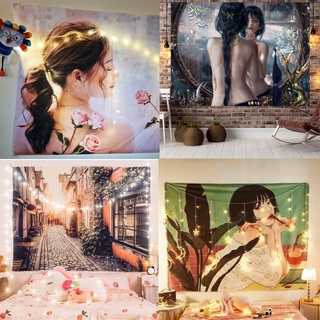 Tranh thảm treo tường trang trí phòng ngủ butterfly mẫu mới