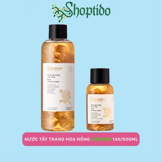 Nước tẩy trang hoa hồng Cocoon nguyên chất  hoa hồng hữu cơ 140/500 ml NPP Shoptido