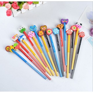 Combo 50 chiếc bút chì nghộ nghĩnh nhiều màu