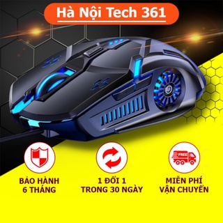 Chuột Gaming G5- chuột chơi game có dây, hiệu ứng led 7 màu, DPI 4 cấp độ