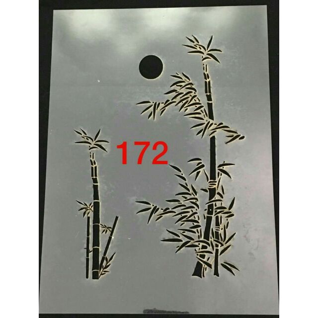 Khuôn vẽ 172 ( combo 5 khuôn ib shop gửi hình mẫu bạn chọn)