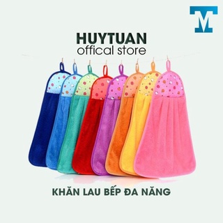 [CHỌN MÀU] Khăn Lau Tay, Lau Bát Nhà Bếp Siêu Thấm Nước Size Lớn - Khăn Lau Tay Treo Tường Nhiều Màu (KBS01)