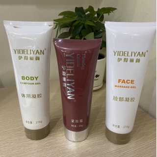 Bộ 3 Tuýp Gel Nâng Cơ Face And Body Yideliyan Cao Cấp Chính Hãng Kem Điêu Khắc Giảm Béo Thon Gọn Xóa Nhăn Chai 270g