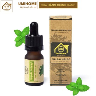 Tinh dầu Bạc Hà hữu cơ UMIHOME 10ml nguyên chất