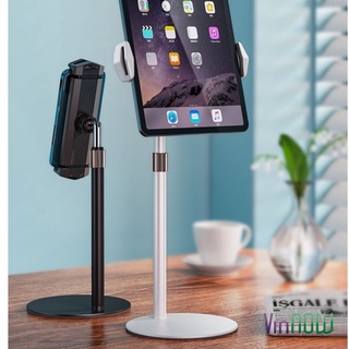 Giá đỡ kẹp ipad, máy tính bảng, điện thoại P21 cao cấp, chắc chắn, điều chỉnh độ cao, độ rộng cho máy 5 icnh - 13 icnh.,