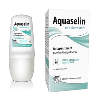 Lăn khử mùi Aquaselin Sensitive Women không mùi dành cho nữ mùi hôi nhẹ (lọ 50ml)