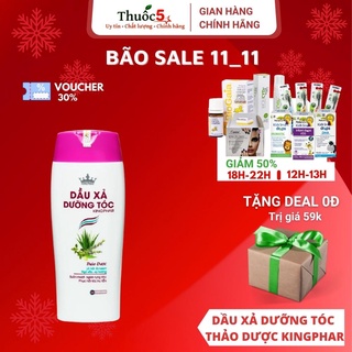 [GIÁ GỐC] Dầu Xả Dưỡng Tóc Thảo Dược Kingphar - Chai 200G