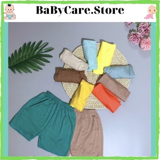 Sale! Quần chục (10 quần) cho bé trai bé gái vải Minky Thun Lạnh Chuẩn 4 Chiều (From Sz 5-18kg)
