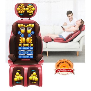 Ghế Massage Thư giãn Trị liệu Hồng ngoại giảm đau lưng + Xoa bóp chân AGD - Agiadep