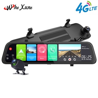 Camera hành trình gương ô tô cao cấp Whexune Mã D50 màn hình 12 inch, 4G, Wifi, GPS - HÀNG CHÍNH HÃNG