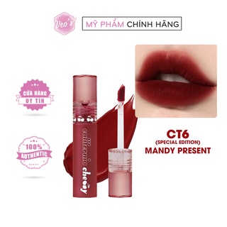 [NEW] Son Kem Lì, Lên Màu Chuẩn Dearmay California Cherry Velvet Tint 4.4g