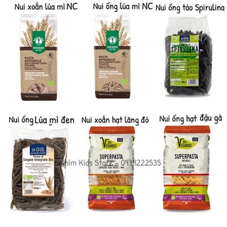 Nui ống, nui xoắn các hạt dinh dưỡng Hữu cơ cho bé ăn dặm, đặc biệt ăn dặm chỉ huy (BLW)