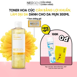Toner Hoa Cúc Cân Bằng Lợi Khuẩn, Làm Dịu &amp; Cấp Ẩm Cho Da Mụn Nhạy Cảm Neogen Dermalogy 300ml