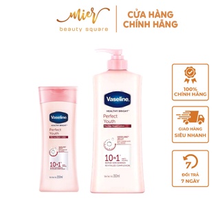 Sữa Dưỡng Thể Trắng Da Ngăn Ngừa Lão Hóa Vaseline Healthy White Perfect 10 AHA &amp; Pro-Retinol 200~350ml