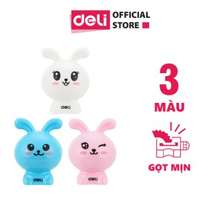 [Mã LIFEMALL2503 giảm 50K đơn 99K] Gọt chì mini Deli - Xanh/Trắng/Hồng - 1 chiếc - E0560