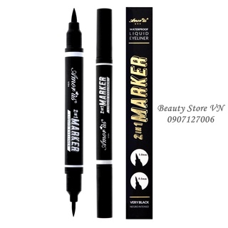 [FREESHIP] Bút Dạ Kẻ Mắt Nước Lâu Trôi Không Lem Dual Eyeliner Pen