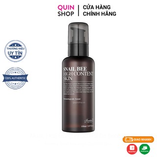 Nước Hoa Hồng Làm Dịu Da Benton Snail Bee High Content Skin