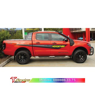 Deal dán xe bán tải xe forranger, BT50, tem xe Toyota Advanture WRAP13, KT 308x25cm