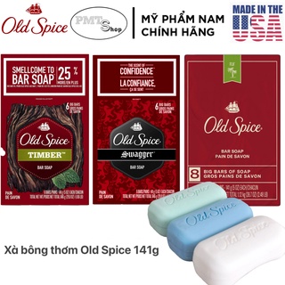 Xà Bông Thơm Old Spice cục 141g Swagger , Fiji , Timber , Pure Sport khử mùi diệt khuẩn