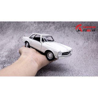MÔ HÌNH XE MERCEDES-BENZ 230SL 1963 WHITE 1:24 WELLY 6650