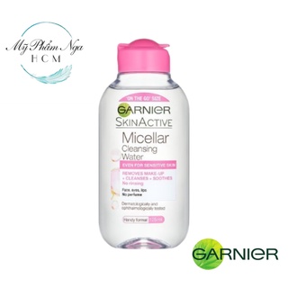 Tẩy trang Garnier hồng 125ml - Size mini dành cho du lịch