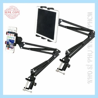 Giá Đỡ Điện Thoại, Ipad Xem Phim Kẹp Đầu Giường, Bàn ( 4.8 inch -> 10.5 inch)