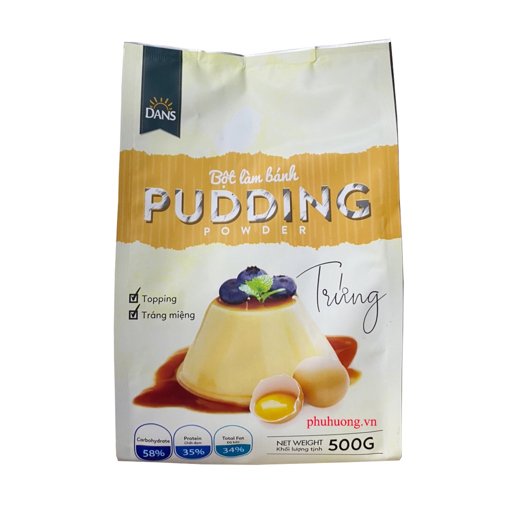 BỘT PUDDING DANS TRỨNG 500G