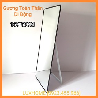 Gương Toàn Thân 160 x 50 cm Có Chân Đứng, Viền Kim Loại Chống Va Đập Đẹp - An Toàn - Bền Bỉ . Gía SALE [ LUXHOME ]