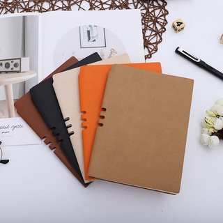 Sổ Da mềm A5 hở gáy 3 lỗ Basic nhã nhặn mà thanh lịch. Notebook A5/192 trang phù hợp làm bullet journal, planner