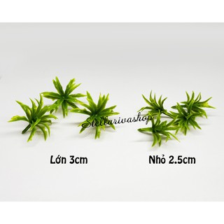 Trang trí tiểu cảnh, terrarium lùm cỏ nhỏ trang trí nhà mô hình, cây mô hình