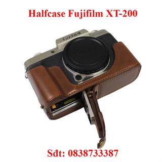 Halfcase Da cho máy ảnh Fujifilm XT-200 - Loại tốt
