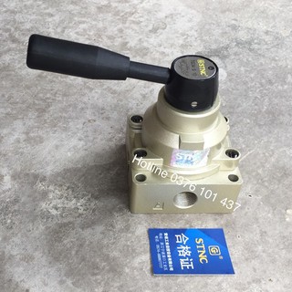 VAN GẠT TAY ĐIỀU KHIỂN XI LANH KHÍ NÉN TG34-S-10 STNC, VAN TAY GẠT ĐIỀU KHIỂN XI LANH HƠI XI LANH KHÍ NÉN