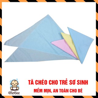 Tã chéo sơ sinh Hằng Trang 100% cotton cho bé - Freesize - (1 cái)