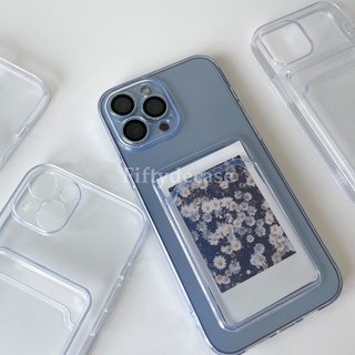 compatible for iPhone 13 Pro Max 14 Pro Max Ốp điện thoại chống sốc có ngăn đựng ảnh/thẻ dành cho compatible for iPhone 6-12 Pro Max