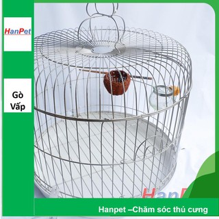 Hanpet.GV- Lồng chim cu gáy và các loại chim kích thước lớn- Lồng chim bằng chất liệu inox không gỉ sét- Kích thước