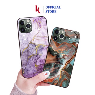 Ốp lưng iphone kính vân đá P2 case 14plus 14 pro max 13 12 promax 11 mini 6 6s 7 8 plus x xr xs Se