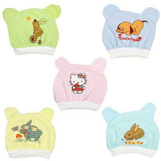 Mũ sơ sinh cotton tai mèo cho bé ( sỉ lẻ )