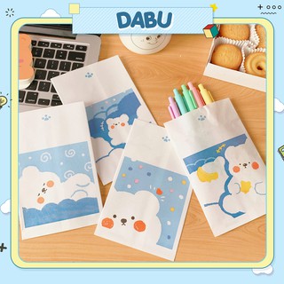 Túi giấy gói quà DABU nhiều hình dễ thương size nhỏ 17 x 10.8