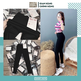 Quần legging nữ xuất Hàn, quần legging dáng ôm, vải thun co giãn tôn dáng, năng động
