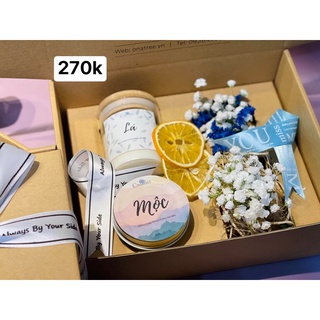 [Set 2] Set Quà Tặng Sinh Nhật Nến Thơm OnaTree Gồm 1 Nến Mini 50gr/70g + 1 Nến Nhỡ 120gr