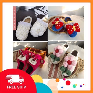 Set Đồ Tự Làm Dép Lông Đi Trong Nhà Cho NGười Thân