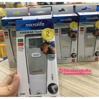 Nhiệt kế đo trán hồng ngoại Microlife FR1MF1- Bảo hành 24 tháng bằng phiếu bảo hành hãng