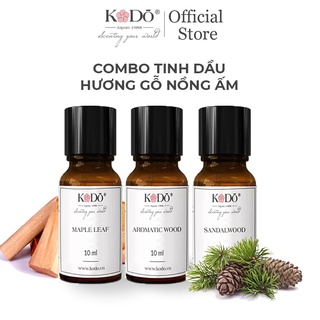 Combo Tiết Kiệm 3 Chai Tinh Dầu Nước Hoa Nhập Khẩu Kodo Hương Gỗ Nồng Ấm - Nguyên Chất - 10ml