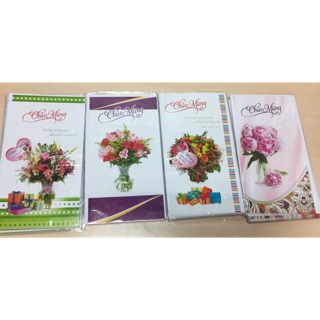 Sỉ 10 thiệp in chữ chúc mừng to