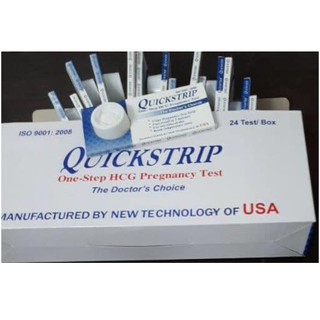 Que Thử Thai QuickStrip -USA ( hộp 24 que )